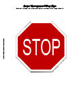 anger management stop sign